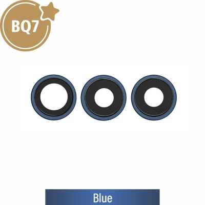 BQ7 Rear Camera Lens With Bracket for iPhone 12 Pro Max-Blue