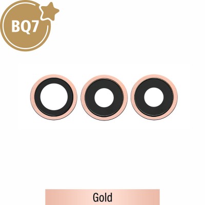 BQ7 Rear Camera Lens With Bracket for iPhone 12 Pro Max-Gold