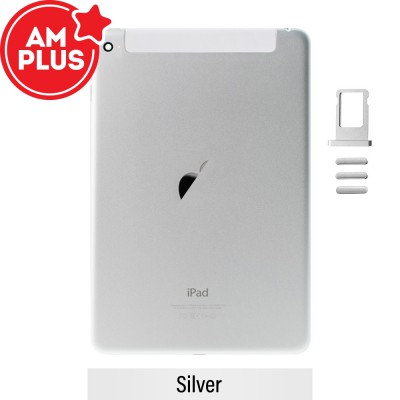 AMPLUS Rear Housing for iPad mini 4 (2015) (Wi-Fi + Cellular)-Silver