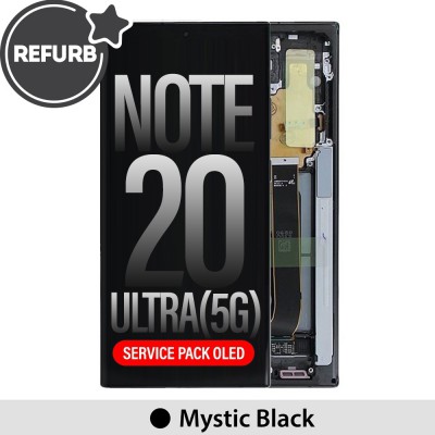 REFURB OLED Screen Replacement for Samsung Galaxy Note 20 Ultra / 5G (N985/986) -Mystic Black