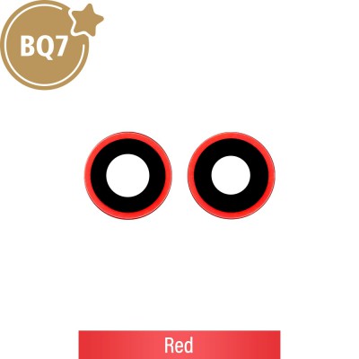 BQ7 Rear Camera Lens With Bracket for iPhone 13 mini / 13-Red