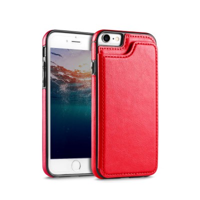 Back Flip Leather Wallet Cover Case for Apple iPhone 6 Plus 6S Plus