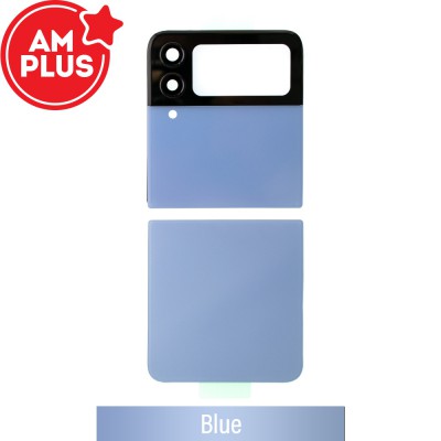 AMPLUS Rear Cover Glass For Samsung Galaxy Z Flip4 5G F721B-Blue