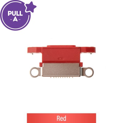 Charging Port Connector for iPhone 12 / 12 Pro-Red (PULL-A)