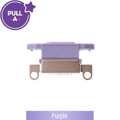Charging Port Connector for iPhone 12 Mini-Purple (PULL-A)