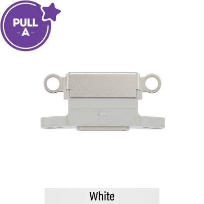 Charging Port Connector for iPhone 13 Pro / 13 Pro Max-White (PULL-A)