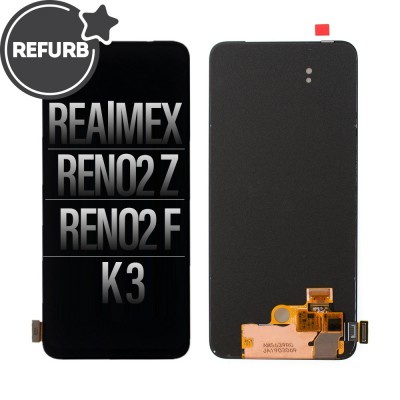REFURB OLED Screen Digitizer Replacement With Fingerprint for OPPO Reno2 F / Reno2 Z / K3 / Realme X
