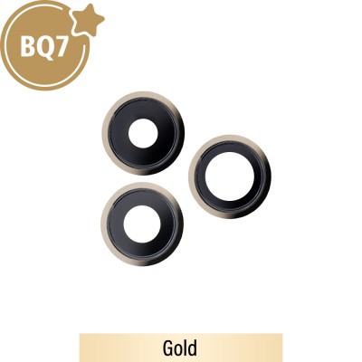 BQ7 Rear Camera Lens With Bracket for iPhone 14 Pro / 14 Pro Max-Gold