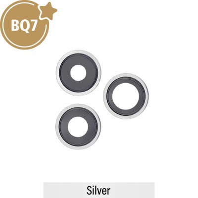 BQ7 Rear Camera Lens With Bracket for iPhone 14 Pro / 14 Pro Max-Silver