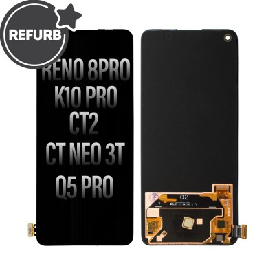 REFURB OLED Assembly for Oppo Reno8 Pro (China Version) / K10 Pro (China Version) / Realme GT2 / GT Neo 3T / Q5 Pro