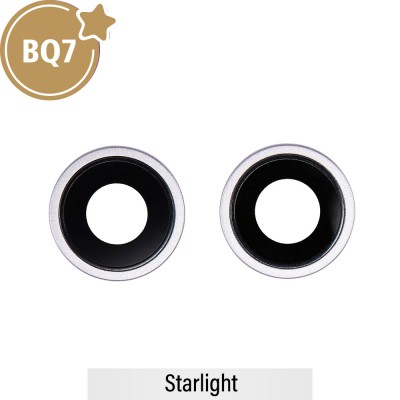 BQ7 Rear Camera Lens With Bracket for iPhone 14 / 14 Plus-Starlight