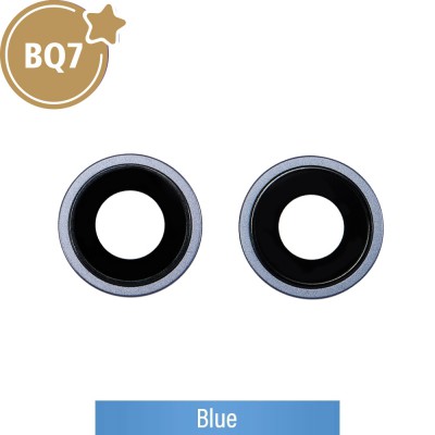 BQ7 Rear Camera Lens With Bracket for iPhone 14 / 14 Plus-Blue