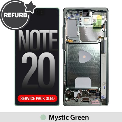 REFURB OLED Screen Replacement for Samsung Galaxy Note 20 N980F -Mystic Green