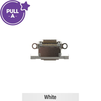 Charging Port Connector for iPhone 15 Pro / 15 Pro Max-White (PULL-A)