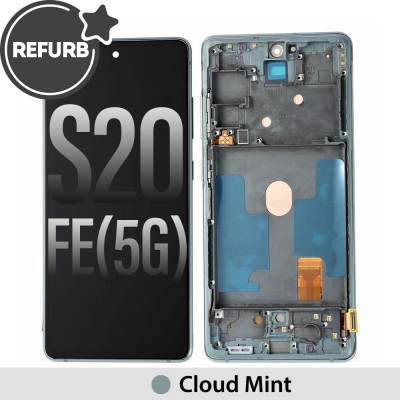 REFURB OLED Screen Replacemen Samsung for Galaxy S20 FE G780 / G781-Cloud Mint