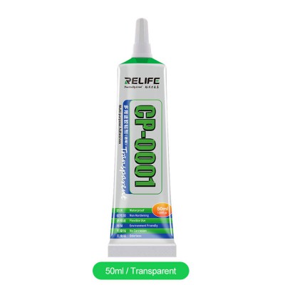 RELIFE CP-0001 Transparent Glue For Phone Frame / Display / Back Cover Repair 50ml