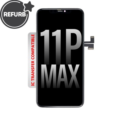 REFURB OLED Assembly for iPhone 11 Pro Max Screen Replacement-Black (Compatible for IC chip transfer)
