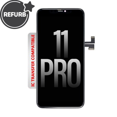 REFURB OLED Assembly for iPhone 11 Pro Screen Replacement-Black (Compatible for IC chip transfer)