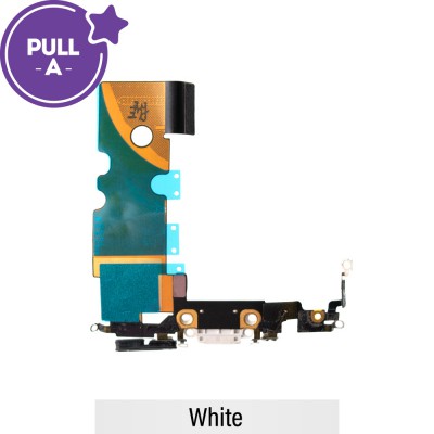 Charging Port Flex Cable for iPhone SE (2020) (PULL-A)-White