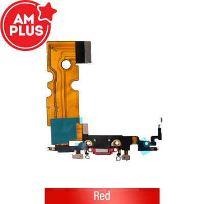 AMPLUS Charging Port Flex Cable for iPhone SE (2020)-Red