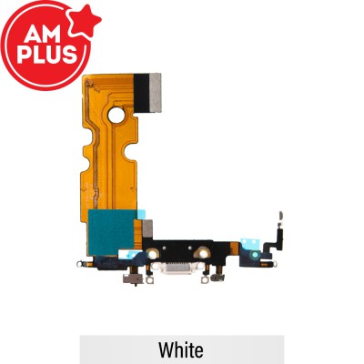 AMPLUS Charging Port Flex Cable for iPhone SE (2020)-White