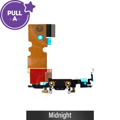 Charging Port Flex Cable for iPhone SE (2022) (PULL-A)-Midnight