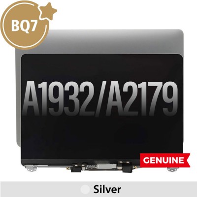 Complete LCD Display Assembly for MacBook Air 13" A1932 (Mid 2019) A2179 (Early 2020) (BQ7)-Silver (This is genuine glass and genuine flex)