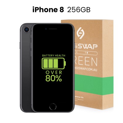 Apple Used Fully Functional iPhone 8 256GB Over 80% Battery Health - Grade C (Acceptable)
