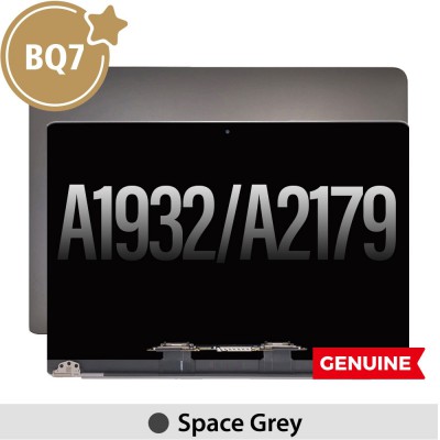 Complete LCD Display Assembly for MacBook Air 13" A1932 (Mid 2019) A2179 (Early 2020) (BQ7)-Gray (This is genuine glass and genuine flex)