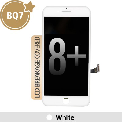 BQ7 LCD Assembly for iPhone 8 Plus Screen Replacement-White