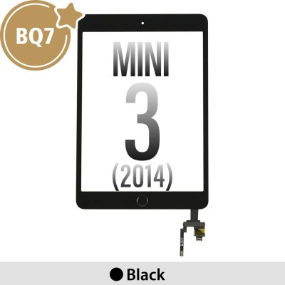 BQ7 Touch Screen Digitizer with IC Connector for iPad Mini 3 (2014)-Black