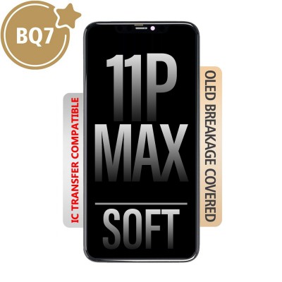 BQ7 Soft OLED Assembly for iPhone 11 Pro Max Screen Replacement (Compatible for IC chip transfer)