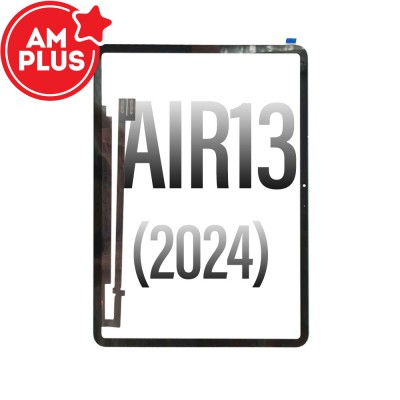 AMPLUS Touch Screen Digitizer with IC Connector for iPad Air 13 (2024) -Black