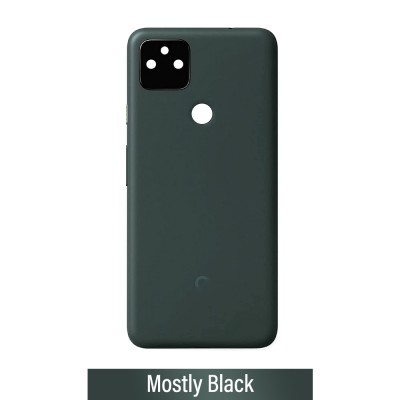 Rear Cover Glass for Google Pixel 5a 5G-Mostly Black