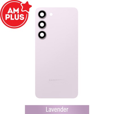 AMPLUS Rear Cover Glass For Samsung Galaxy S23 S911B-Lavender