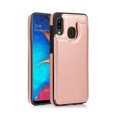 Back Flip Leather Wallet Cover Case for Samsung Galaxy A20 / A30 / M10s