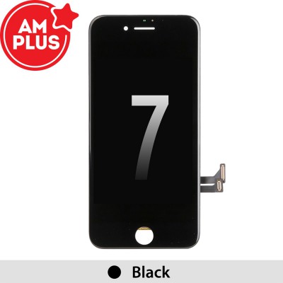 AMPLUS LCD Assembly for iPhone 7 Screen Replacement-Black
