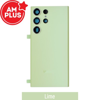 AMPLUS Rear Cover Glass for Samsung Galaxy S23 Ultra S918B-Lime