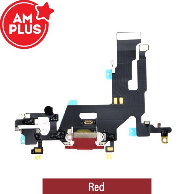 AMPLUS Charging Port for iPhone 11-Red