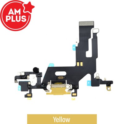 AMPLUS Charging Port for iPhone 11-Yellow