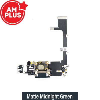 AMPLUS Charging Port for iPhone 11 Pro-Matte Midnight Green