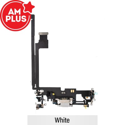 AMPLUS Charging Port for iPhone 12 Pro Max-White