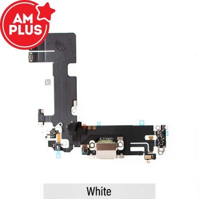 AMPLUS Charging Port for iPhone 13-White