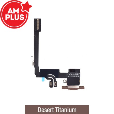 AMPLUS Charging Port for iPhone 16 Pro -Desert Titanium