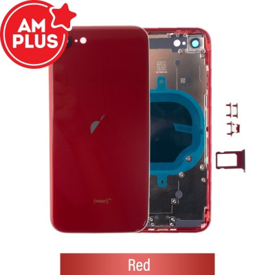 AMPLUS Rear Housing for iPhone SE (2022) -Red