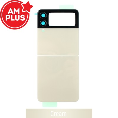AMPLUS Rear Cover Glass For Samsung Galaxy Z Flip3 5G F711B-Cream