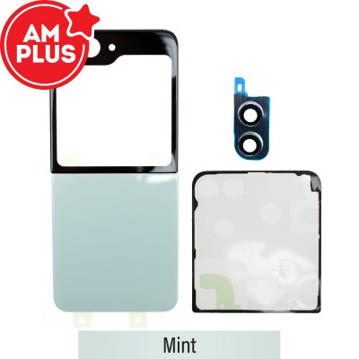 AMPLUS Rear Cover Glass For Samsung Galaxy Z Flip5 5G F731B (Improved Quality)-Mint