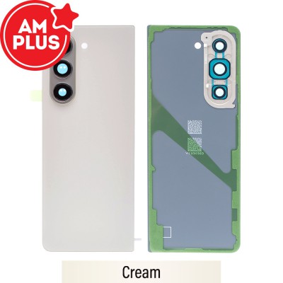 AMPLUS Rear Cover Glass For Samsung Galaxy Z Fold5 5G F946B (Improved Quality)-Cream