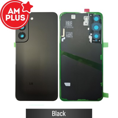 AMPLUS Rear Cover Glass For Samsung Galaxy S22 S901B-Phantom Black