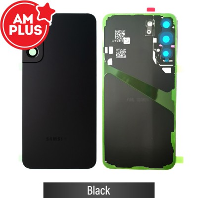AMPLUS Rear Cover Glass For Samsung Galaxy S22 Plus S906B-Phantom Black